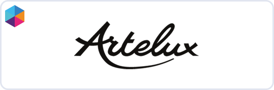 Artelux logo badge
